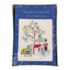 VTG 1985 Morning Star Christmas Cards 18 Count Sealed Religious Christian NOS